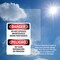 Signmission Do Not Operate Maintenance Bilingual Danger Sign, Aluminum, 10in W x 14in L, 2PK OS-2PACK-DS-A-1014-VS-1154 - alternate 2
